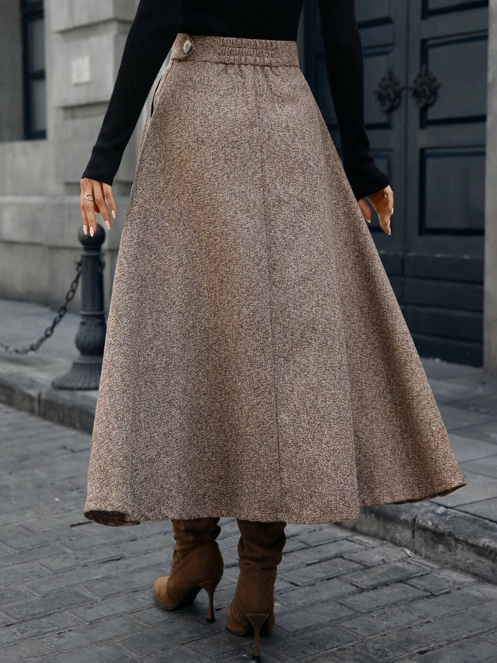 A-Line Midi Skirt