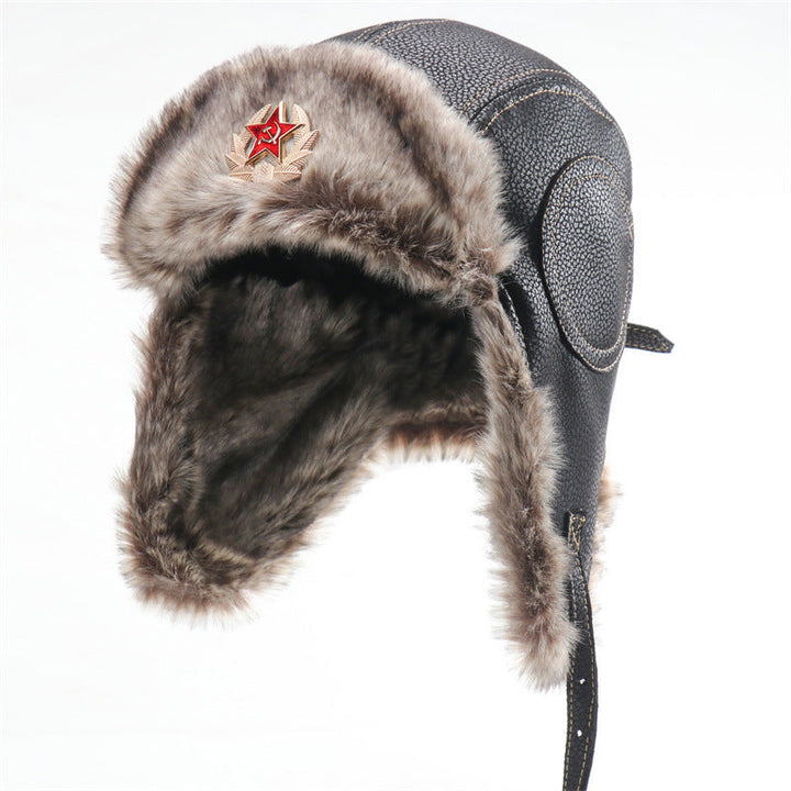 Waterproof Unisex Outdoor Soviet Badge Lei Feng Hat