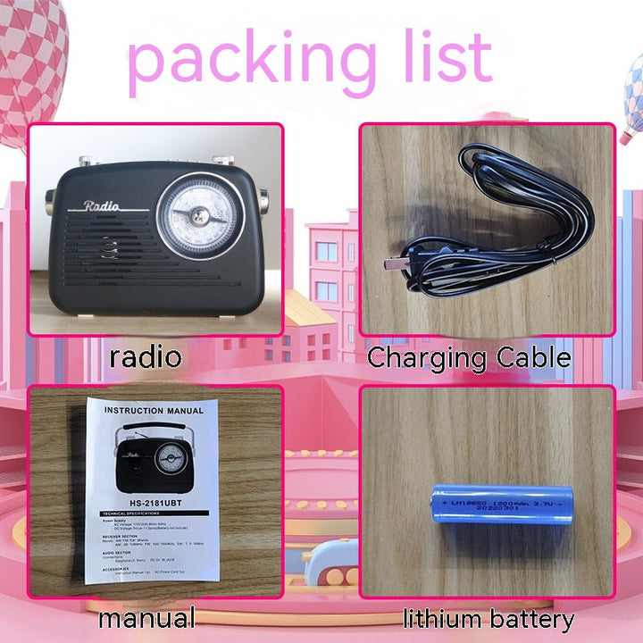 Speaker Signal Strong Stereo Portable Radio