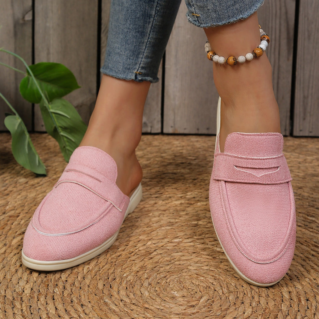 Round Toe Slip-Ons