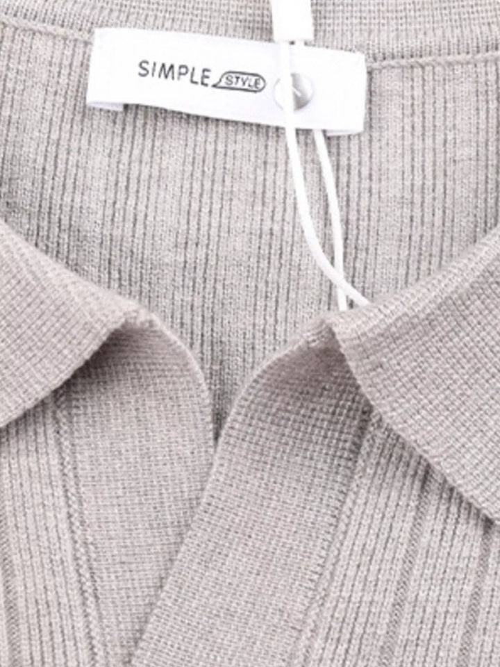 Men's Plus Size Long Sleeve Textured Knit Sweater