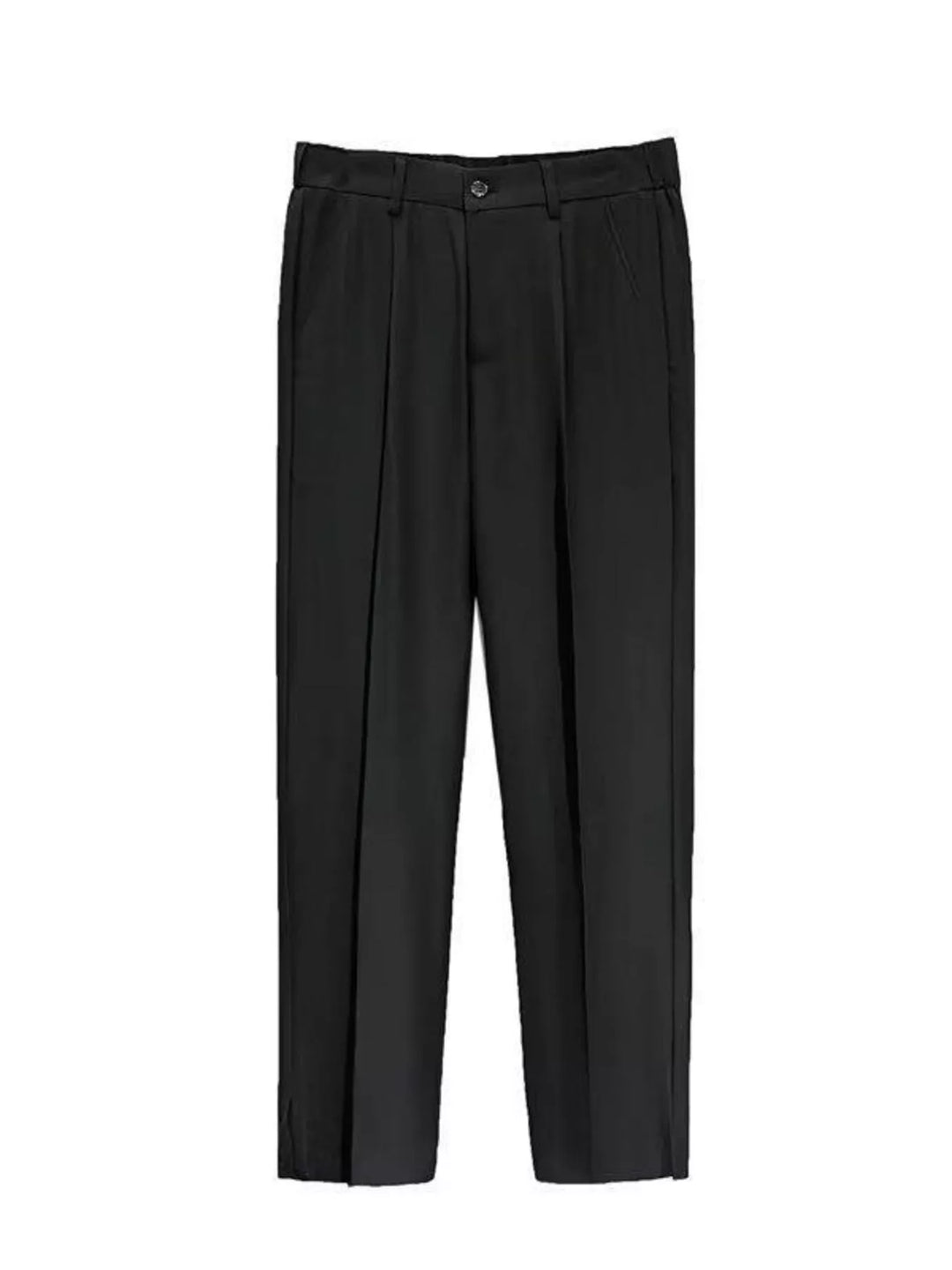 Men's Full Size Seam Detail Straight-Leg Pants Plus Size