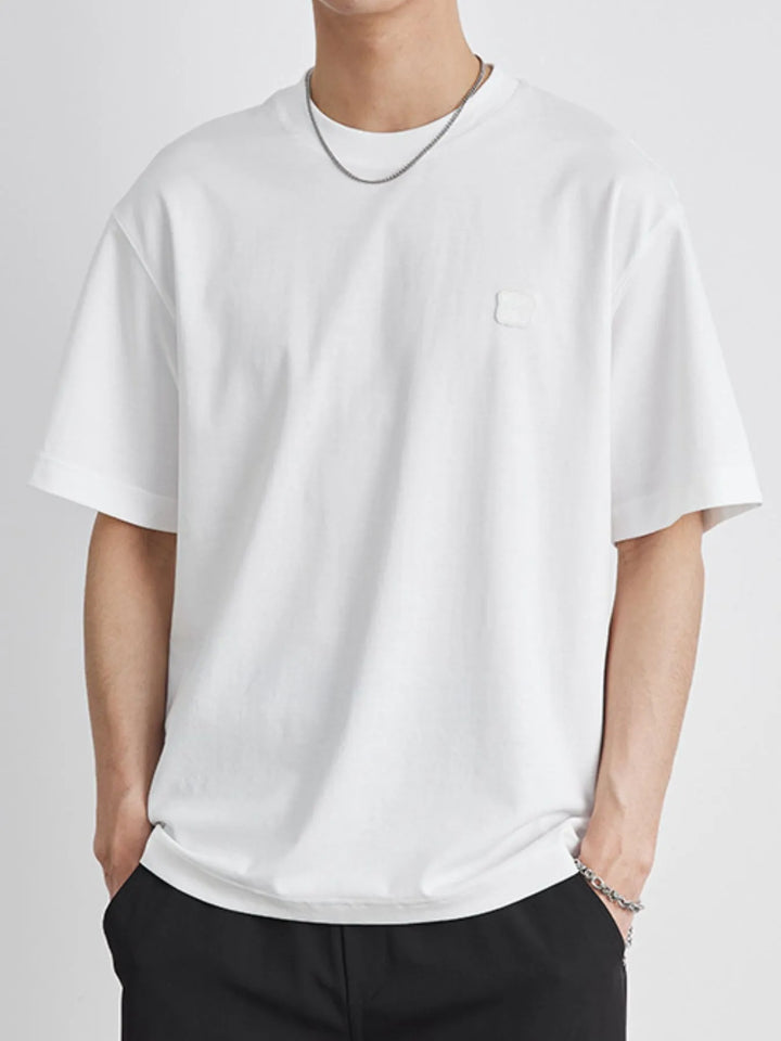Men's Plus Size Round Neck Short Sleeve T-Shirt