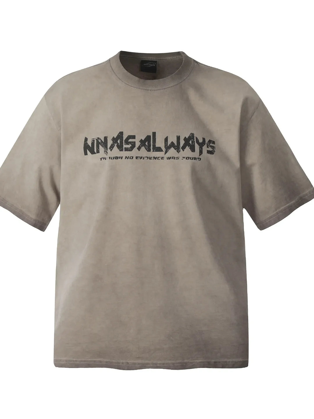 Men's Letter Graphic Round Neck T-Shirt