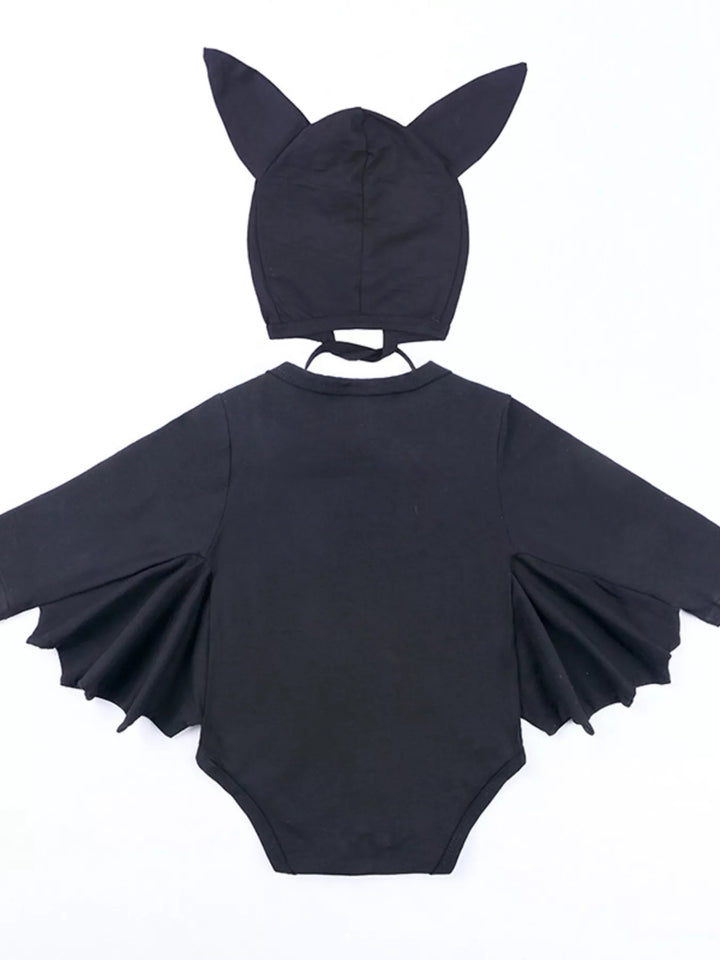 Children's Halloween Bat Bodysuit & Hat Costume Set