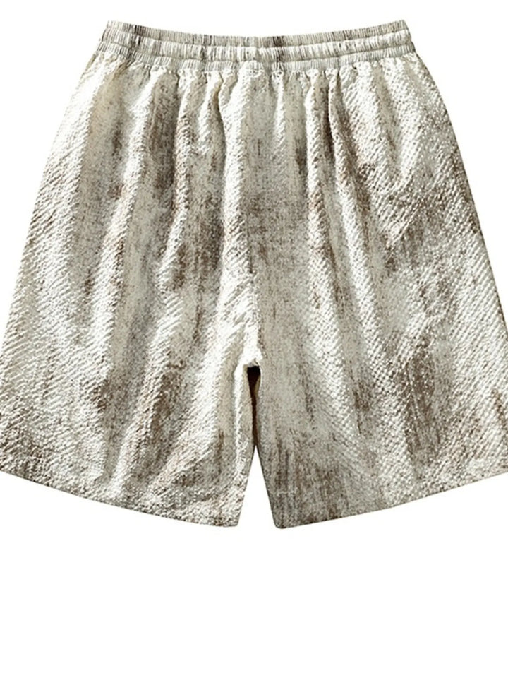 Men's Plus Size Drawstring Shorts with Pockets