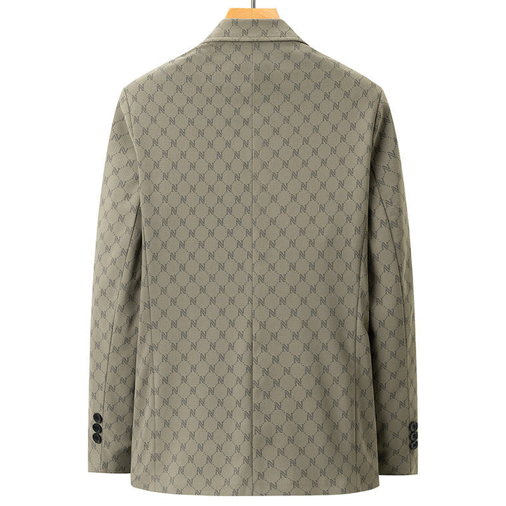 Mens Business-Casual Suit Jacket For Young And Middle-Aged