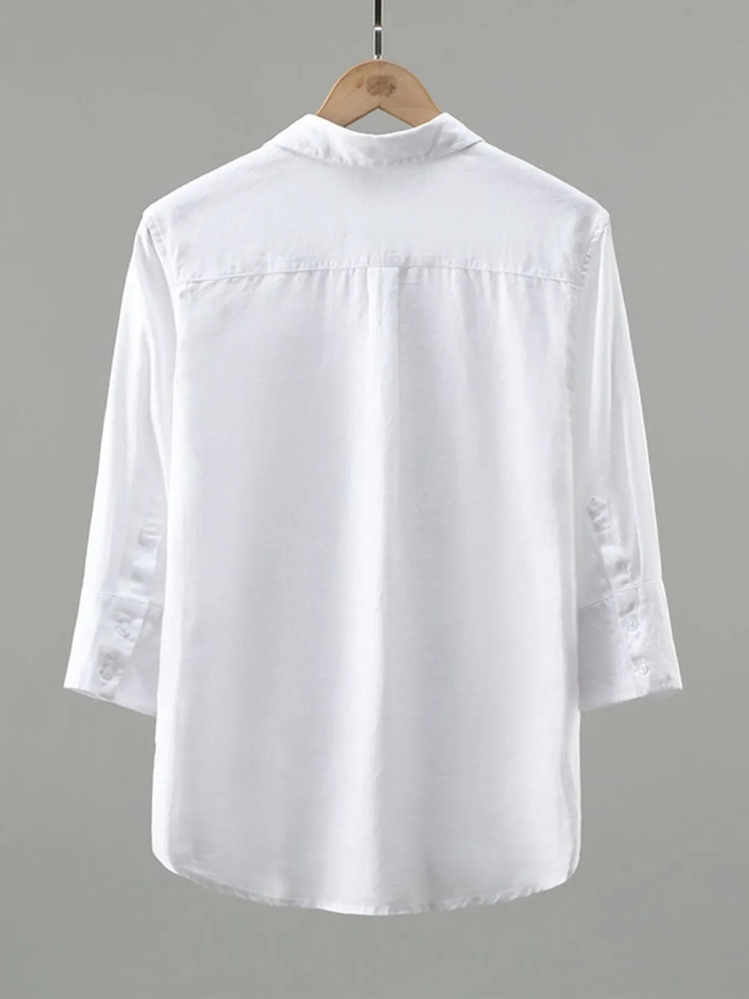 Men's Plus Size Button Up Long Sleeve Shirt