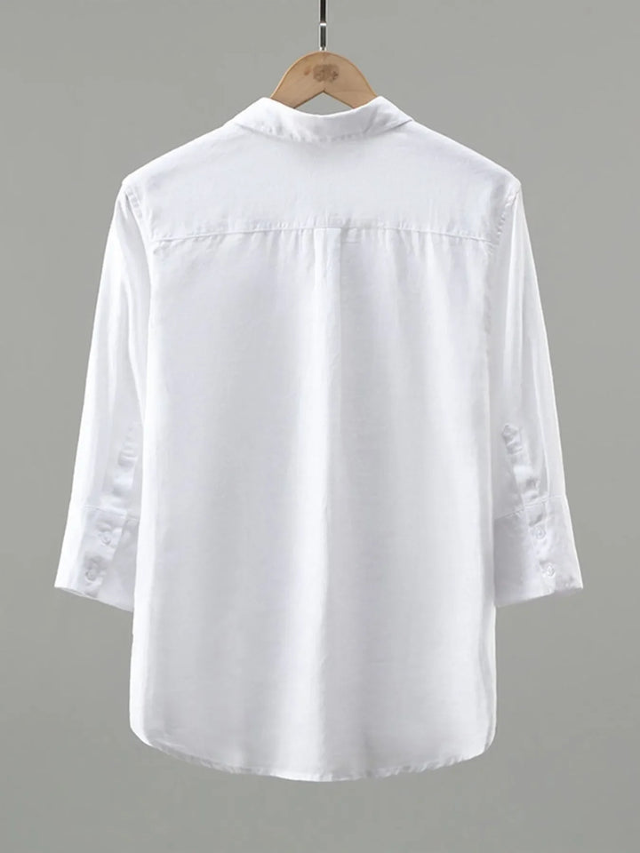 Men's Plus Size Button Up Long Sleeve Shirt