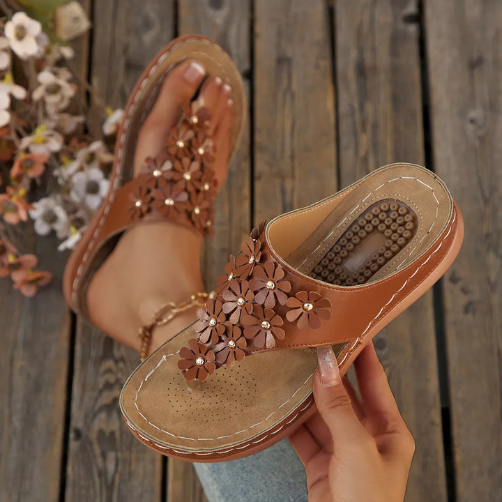 Toe Post Flats Sandals