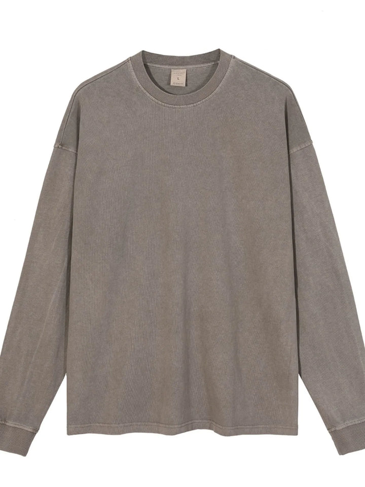 Men's Oversized Long Sleeve Casual T-Shirt