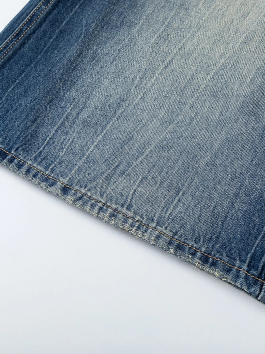 Men's Washed Denim Bermuda Shorts