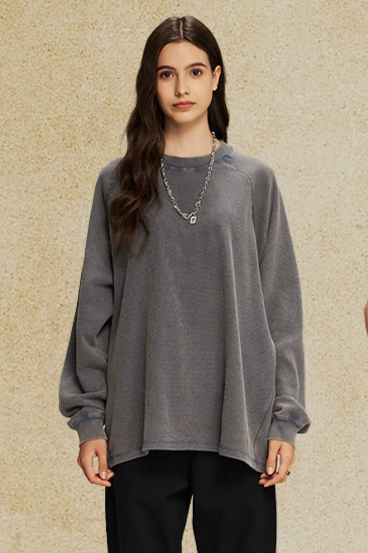 Men's Round Neck Long Sleeve T-Shirt