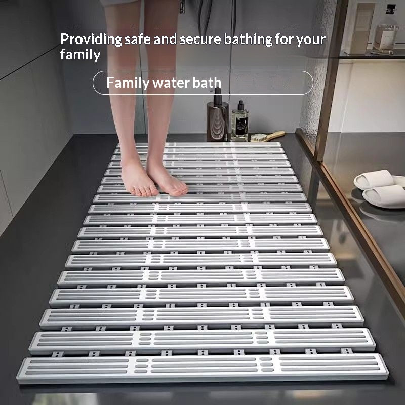 Bamboo-Strand Drainage Bathroom Non-Slip Mat