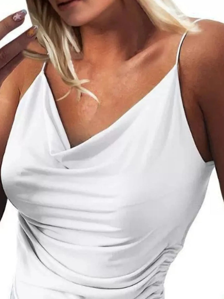 Side Drawstring Ruched Cami