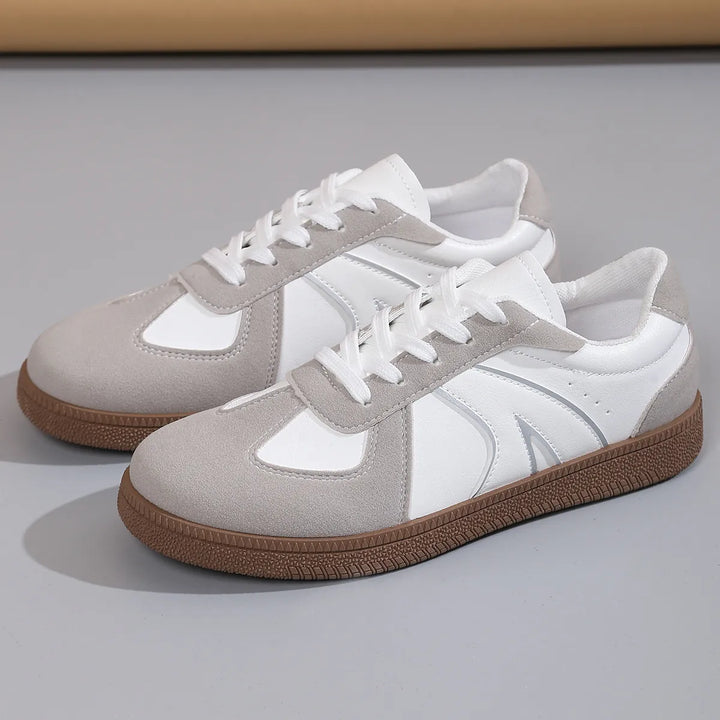 Lace Up Round Toe Sneakers