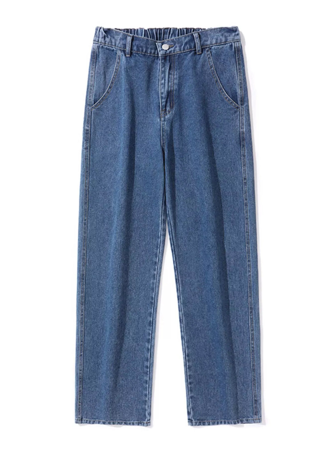 Men's Full Size Pocketed Relaxed Fit Jeans Plus Size