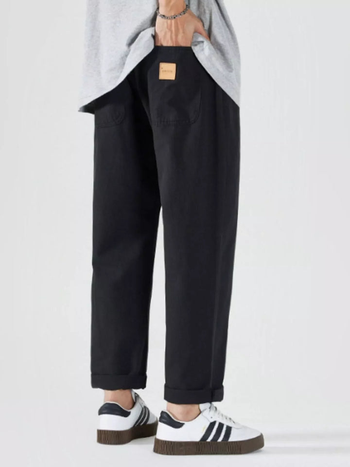 Men's Full Size Drawstring Wide Leg Pants Plus Size