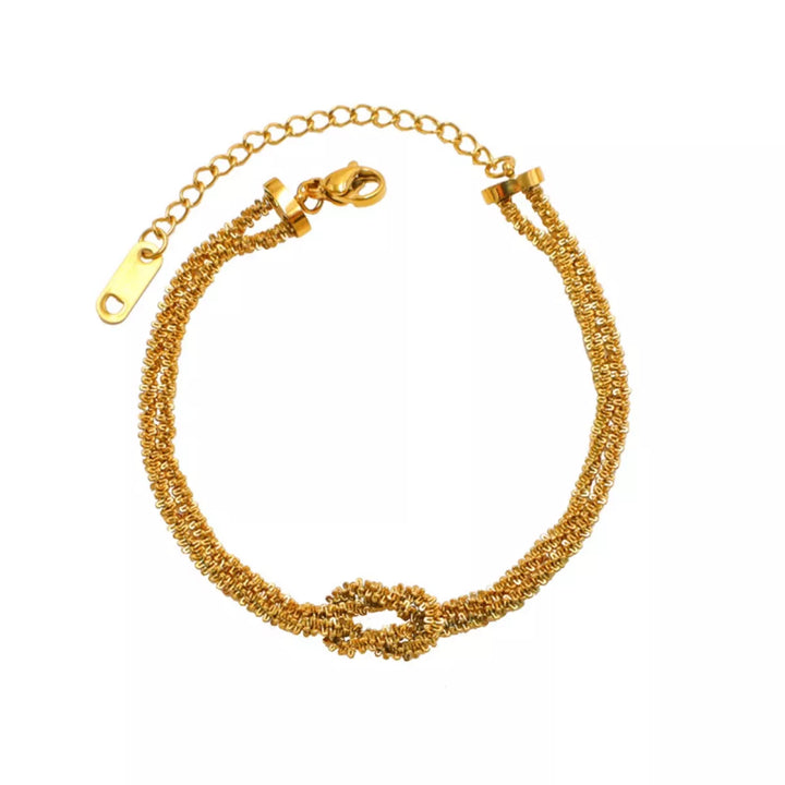 Stainless Steel Twisted Chain Bracelet