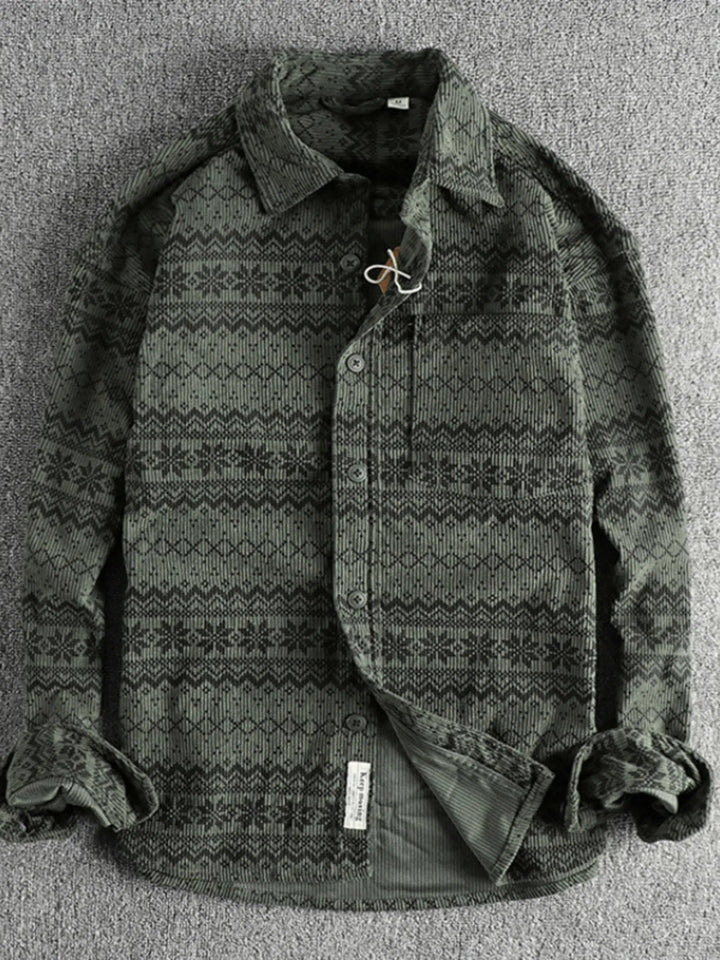 Men's Button Up Long Sleeve Shirt