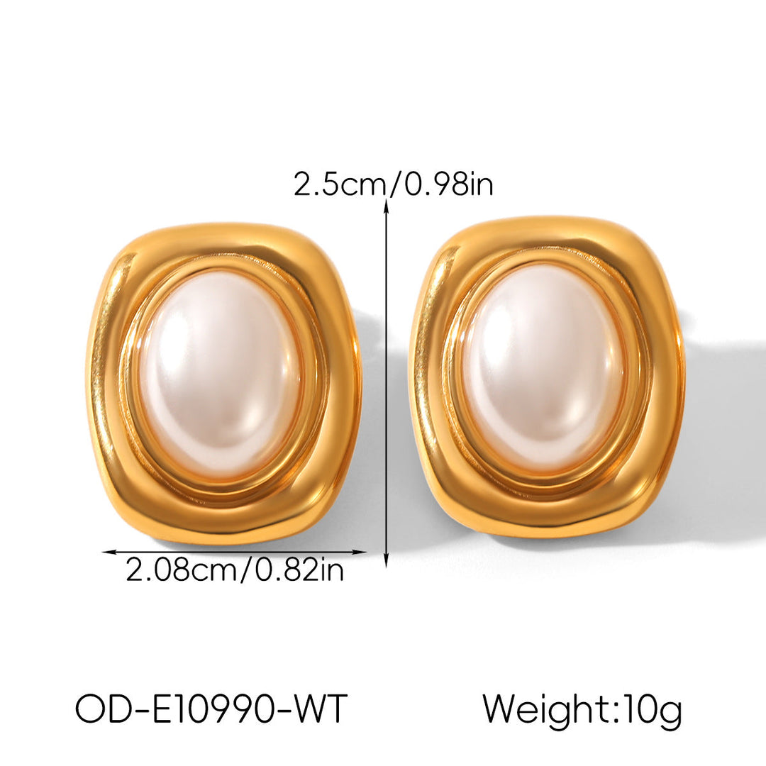Vintage Personalized Non-fading Titanium Steel Earrings For Women