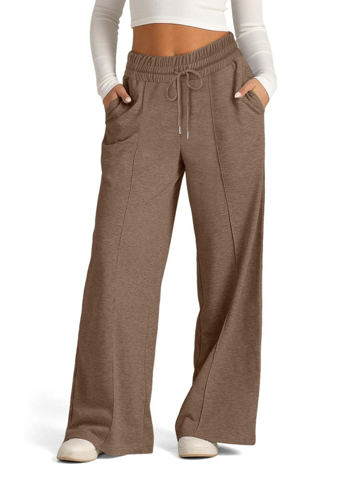 Wide Leg Drawstring Pants