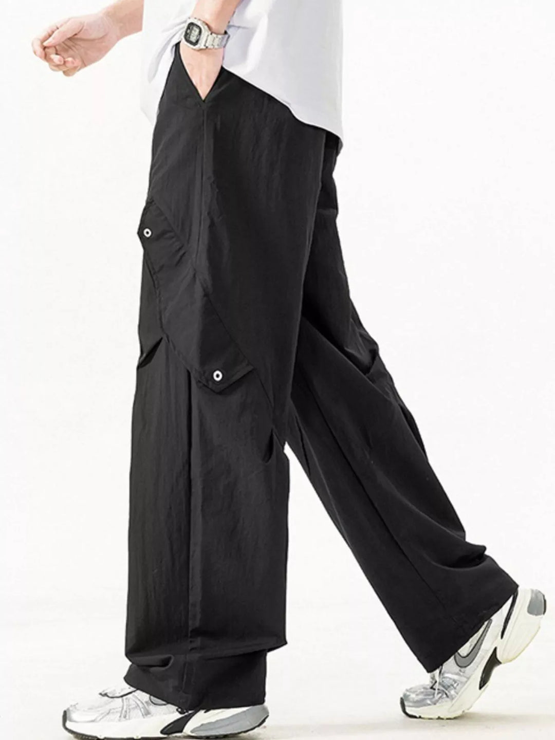 Men's Plus Size Loose Fit Cargo Pants
