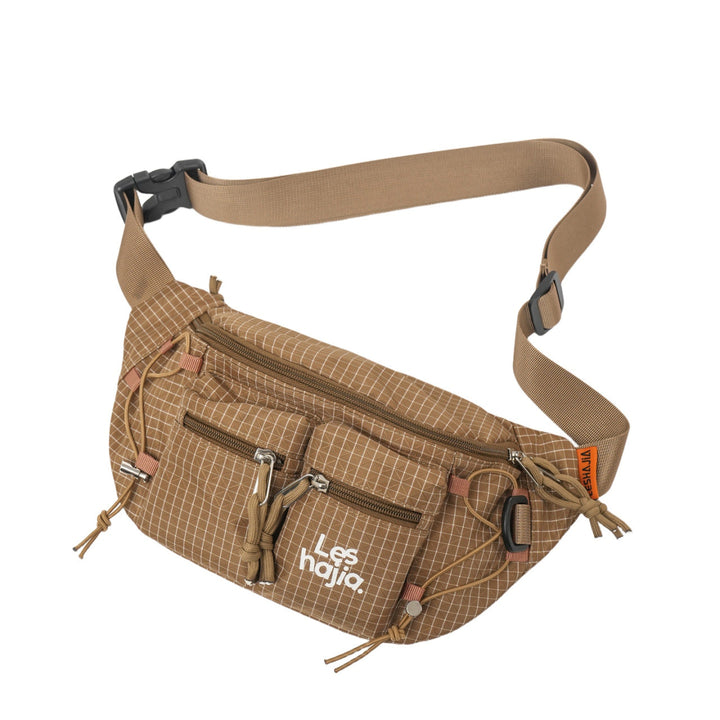 Workwear-style Outdoor Hiking Waist Bag, Lightweight Chest Pack For Men