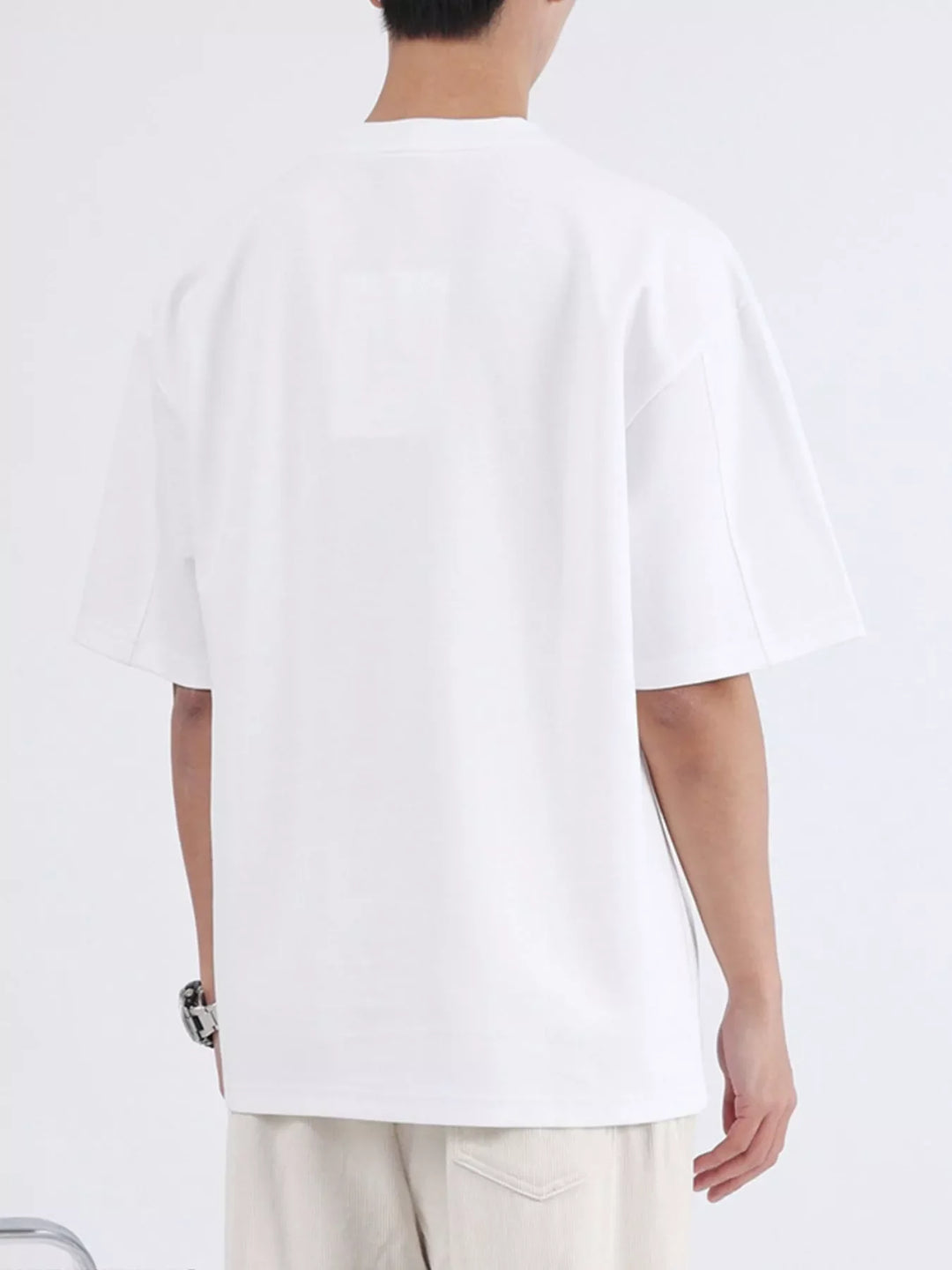 Men's Plus Size Half Sleeve Oversized T-Shirt