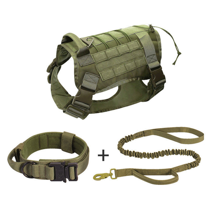 Nylon Tactical Dog Coat Quick Release Tank Top Pet