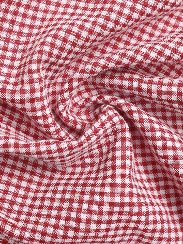 Gingham Halter Neck Cami Top