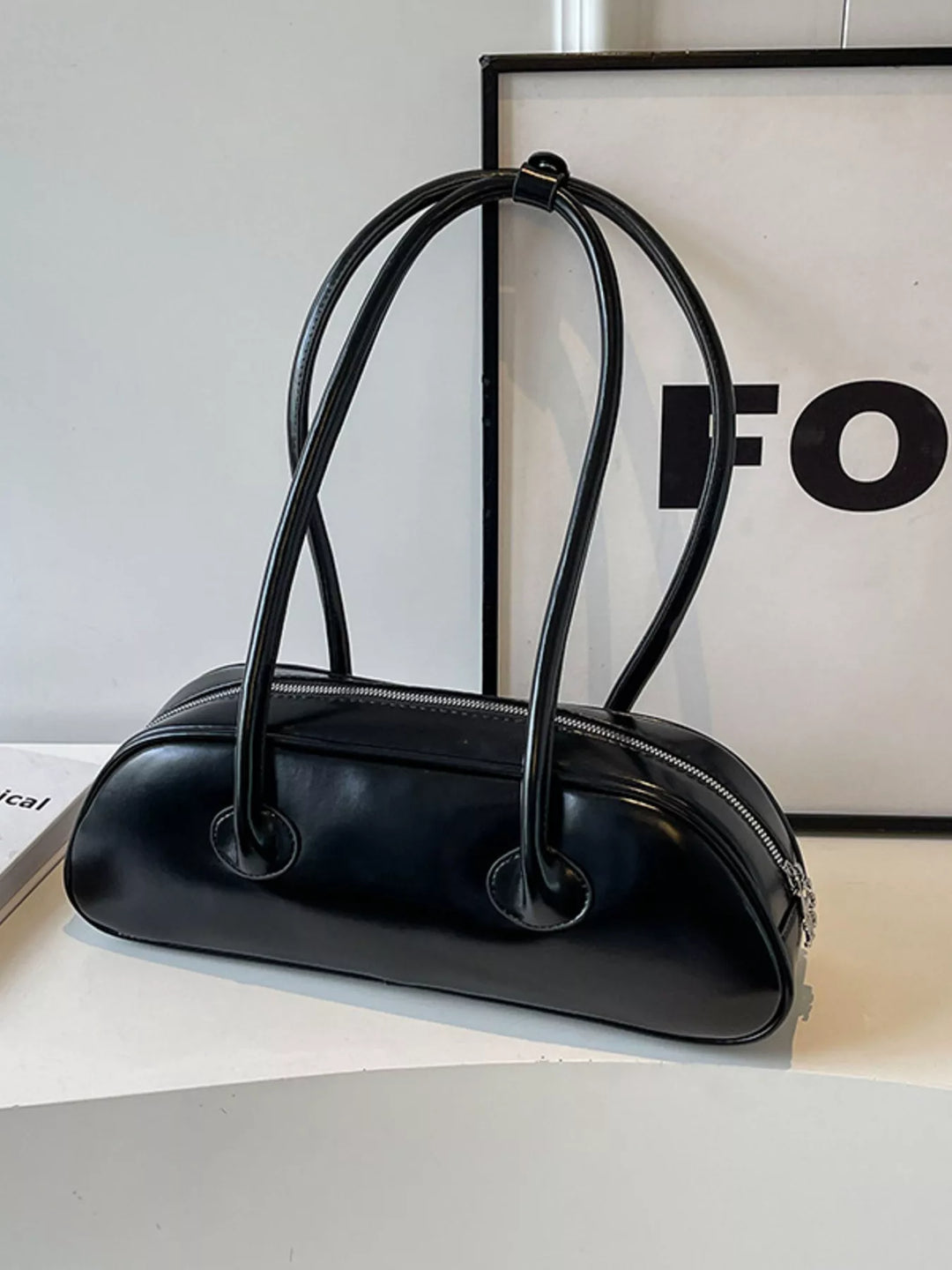 PU Leather Shoulder Bag