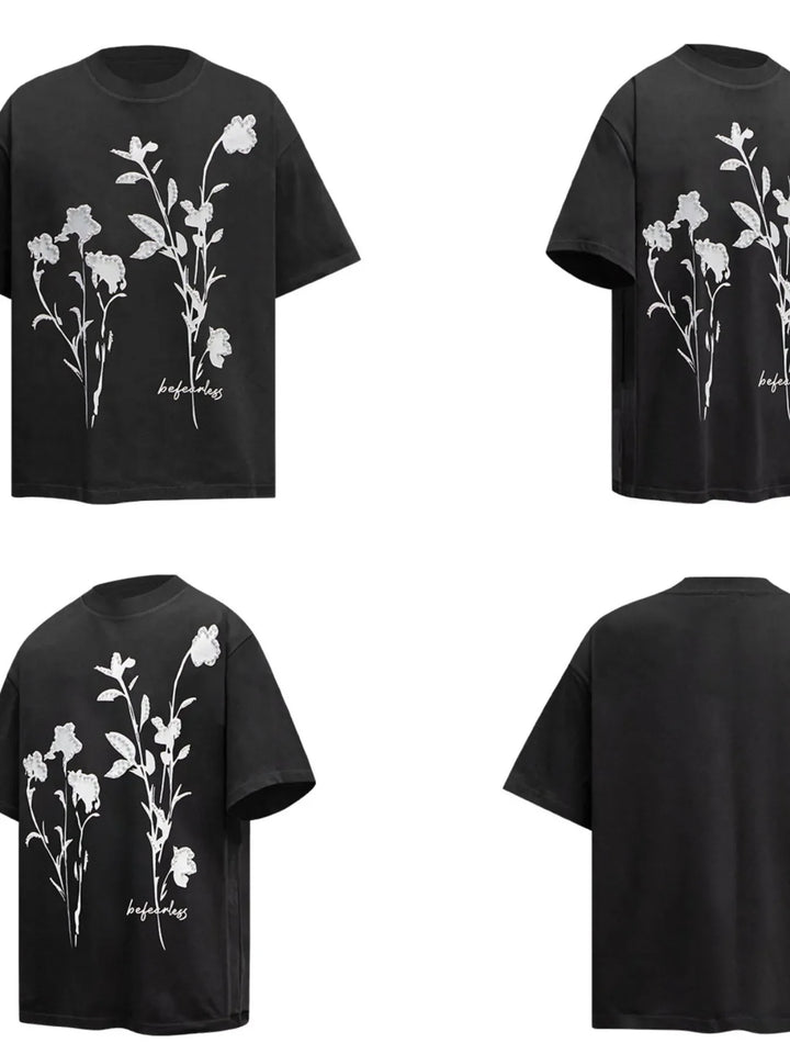 Men's Graphic Round Neck Short Sleeve T-Shirt