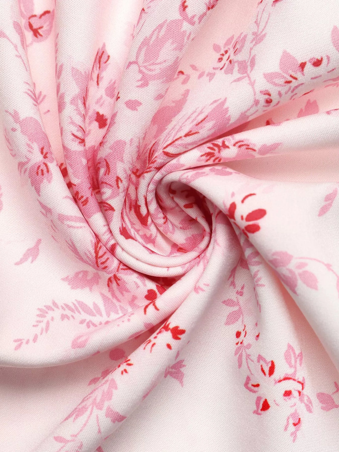 Floral Print Frill Trim Cami Dress