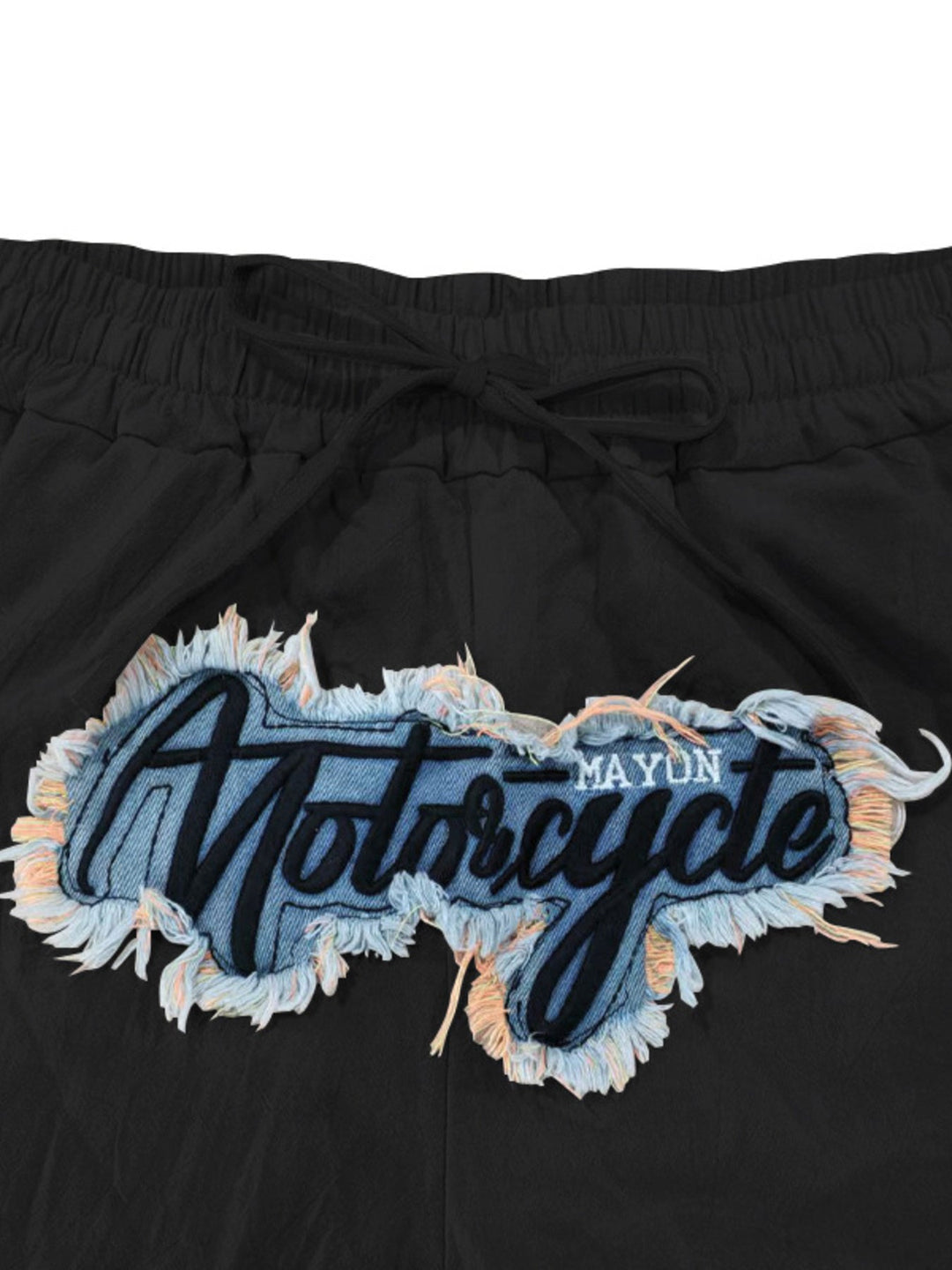 Men's Full Size Drawstring Letter Casual Pants Plus Size