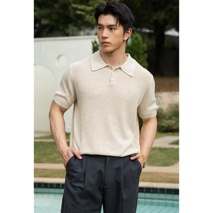 Mens Summer Casual Short-Sleeve T-Shirt