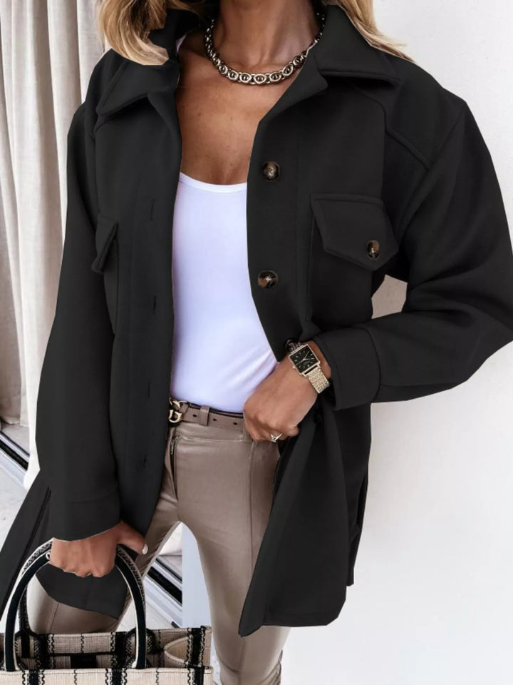 Button-Down Tie Waist Coat