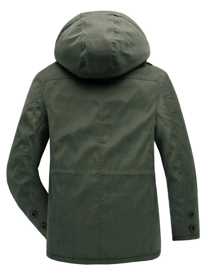 Men's Winter Hooded Zip Up Jacket
