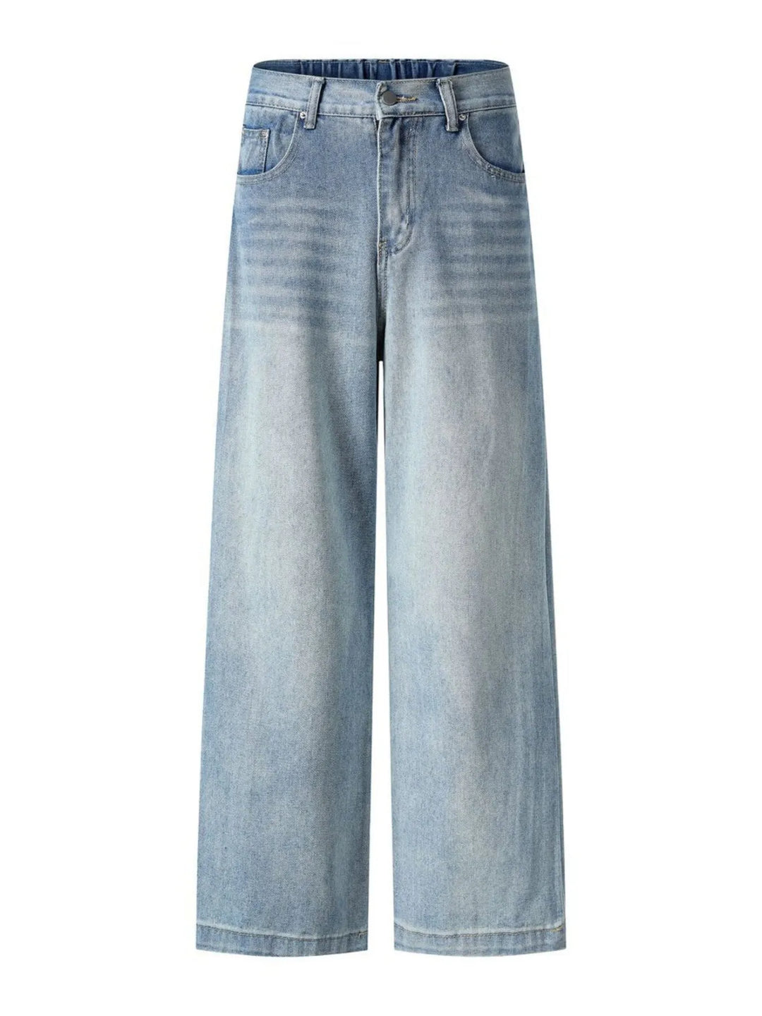 Men's High-Waist Wide Leg Relaxed Fit Jeans