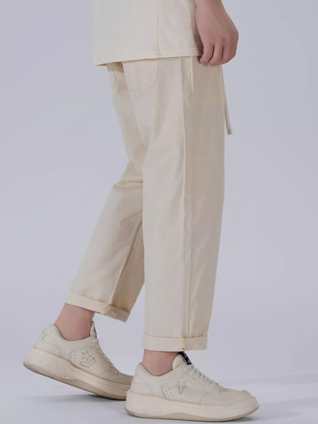 Men's Full Size Wide Leg Pants Plus Size