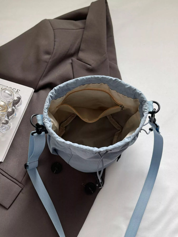Drawstring Bucket Crossbody Bag