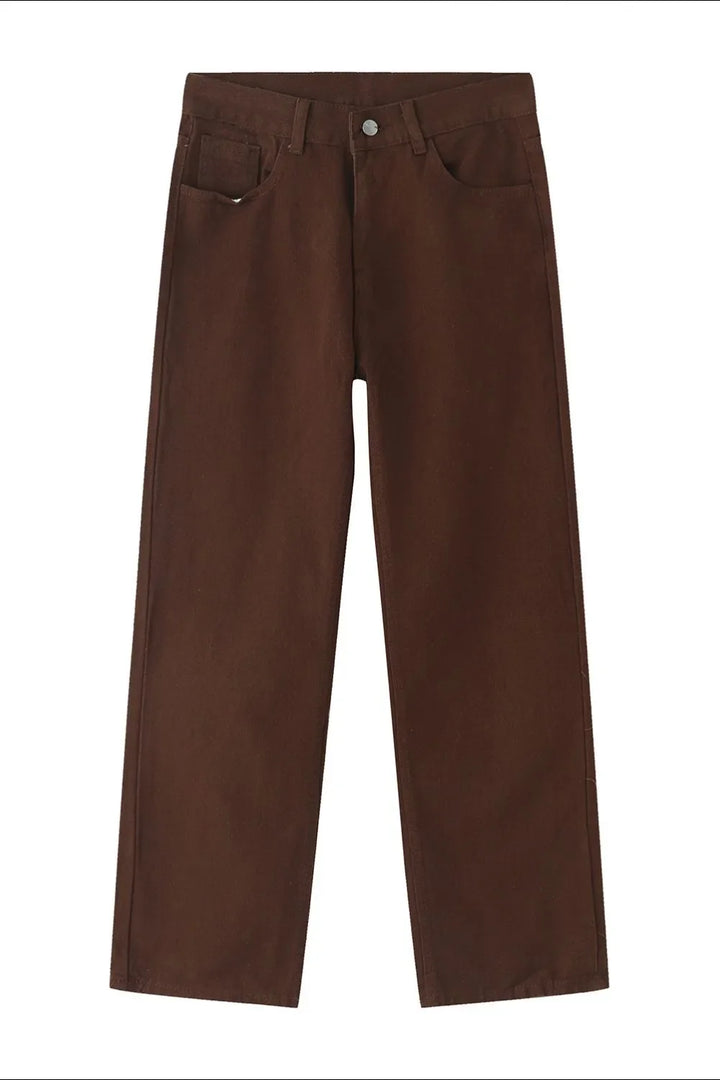 Mid Rise Jeans with Pockets