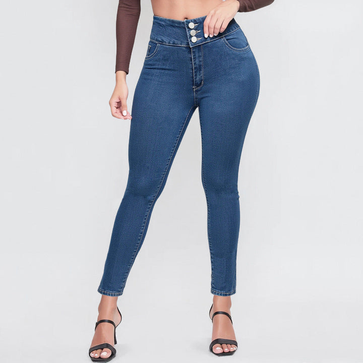 Womens Figure-flattering Stretchy Slimming Pants