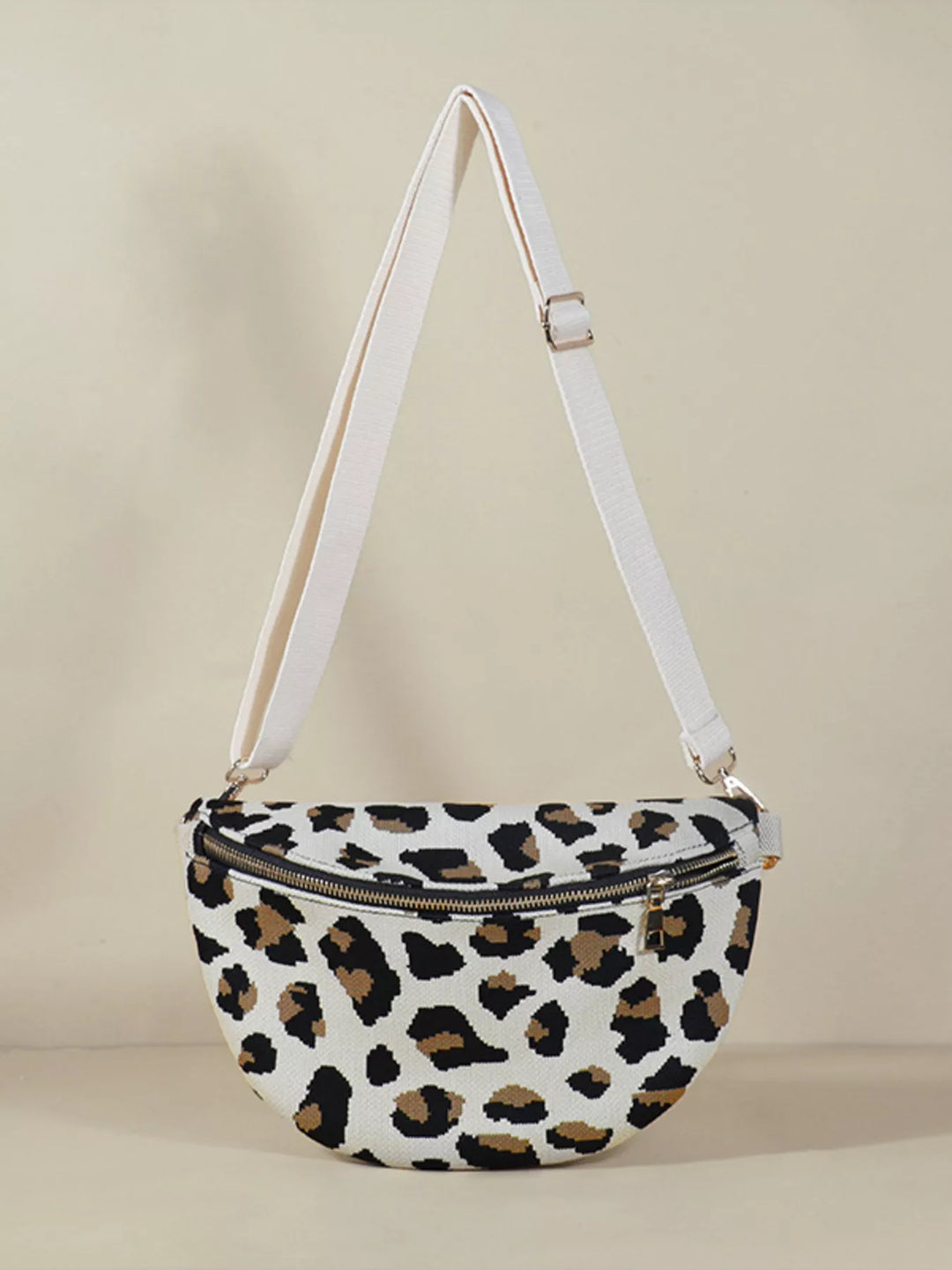 Leopard Print Crossbody Bag