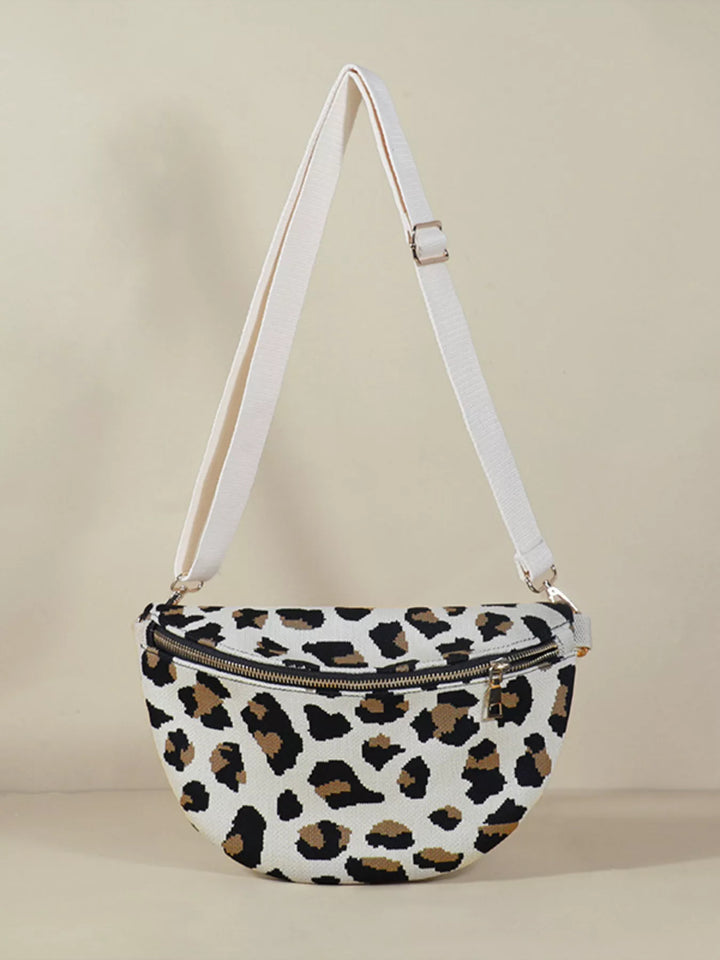 Leopard Print Crossbody Bag