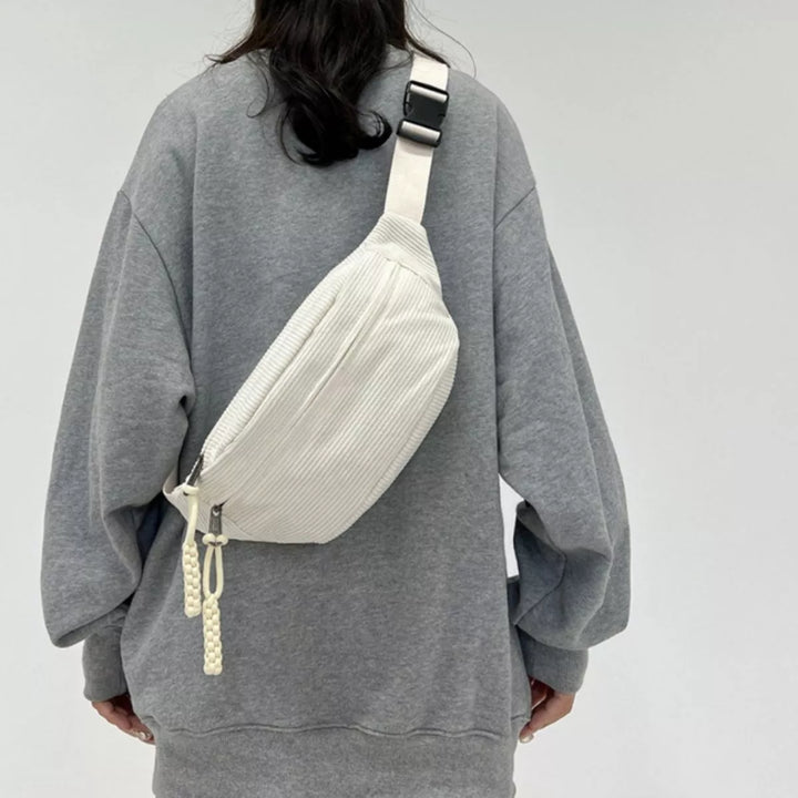 Corduroy Casual Sling Bag