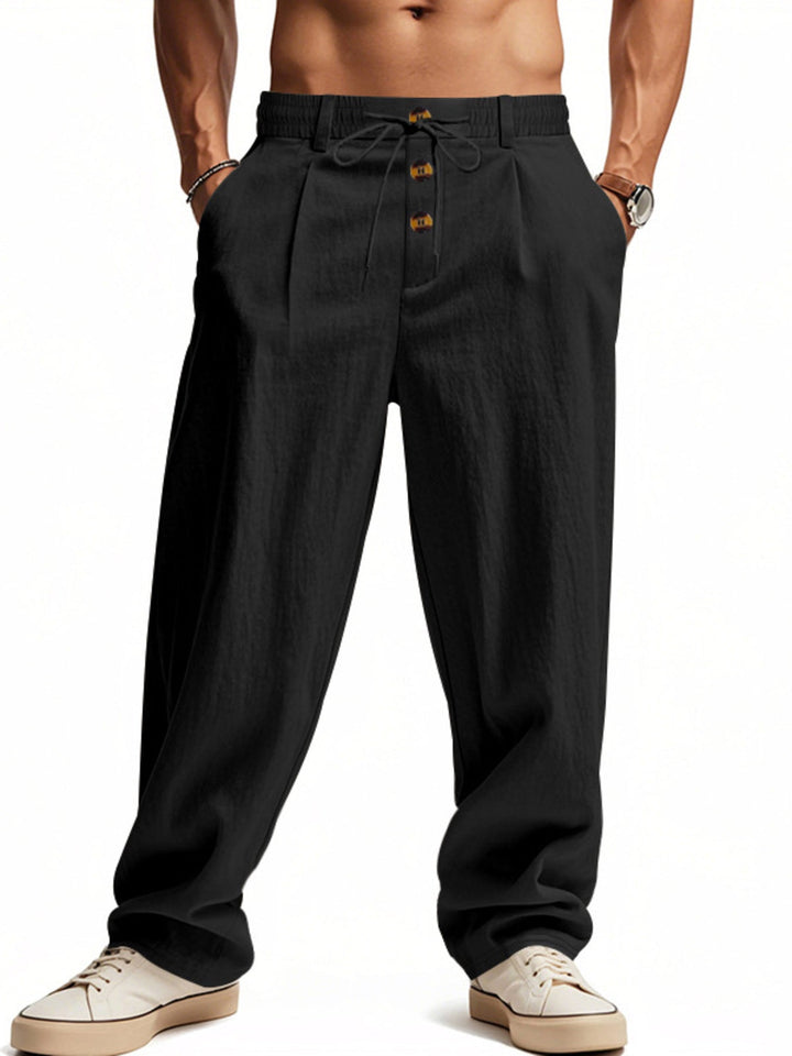 Men's Full Size Drawstring Loose Fit Pants Plus Size