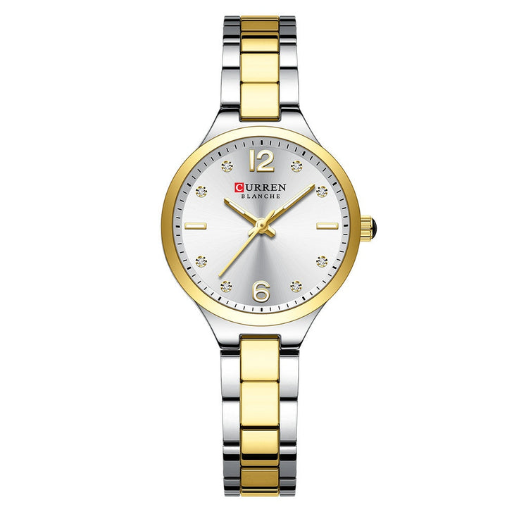 Simple Small Dial Waterproof Quartz Womens Watch
