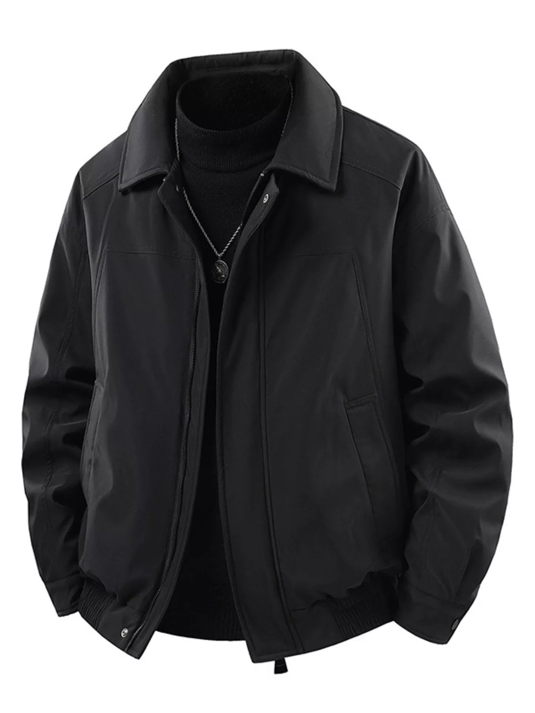Men's Zip Up Casual Jacket
