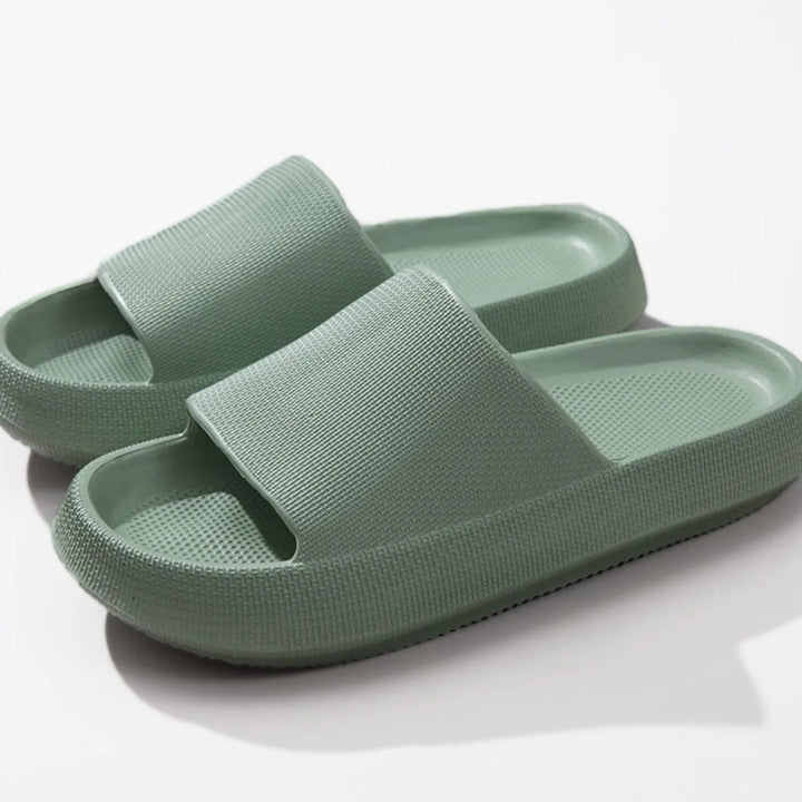 Open Toe Platform Slippers